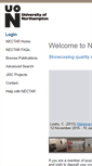 Mobile Screenshot of nectar.northampton.ac.uk