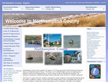 Tablet Screenshot of co.northampton.va.us